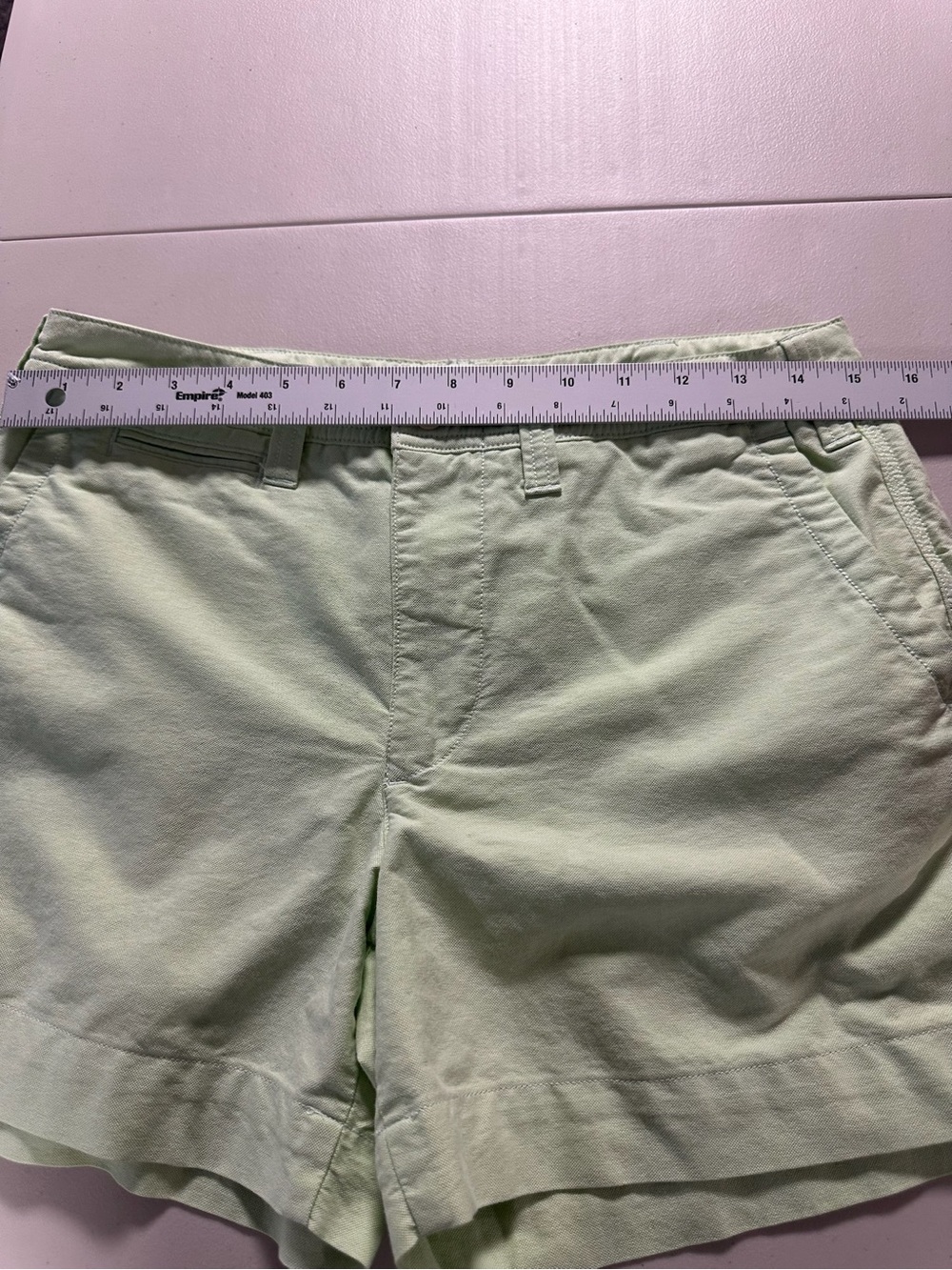 Polo by Ralph Lauren Light Green Cotton Chino Shorts - Picture 5 of 6